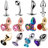 Small Size Metal Anal Beads Butt Plug