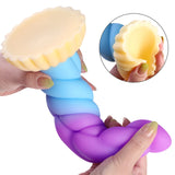 Realistic Silicone Dragon Dildo with Suction Cup